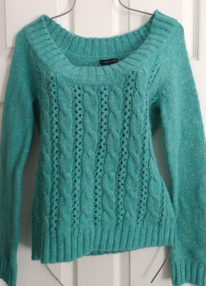 Cable knit sweater